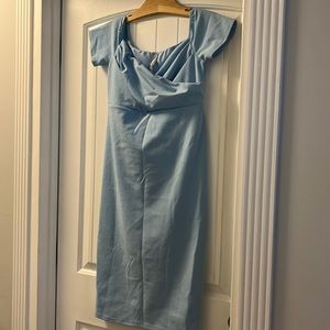 Pinkblush maternity midi dress